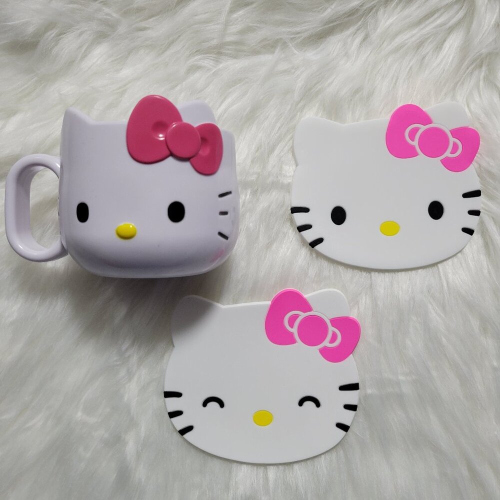Hello Kitty Cup & Coaster Set